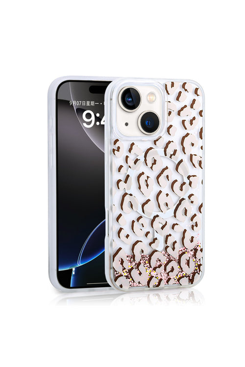 iPhone 15 Case with MagSafe Feature, Liquid Patterned Mossa Cover